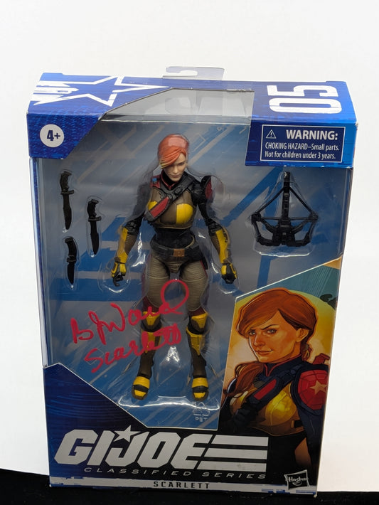 Scarlett- GI Joe Classified Series - Signed by BJ Ward