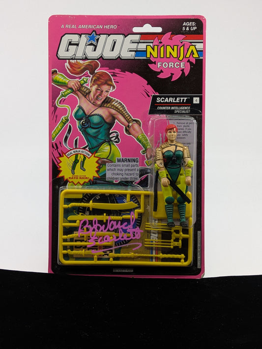 Scarlett - GI Joe Ninja Force - Signed by BJ Ward in Pink