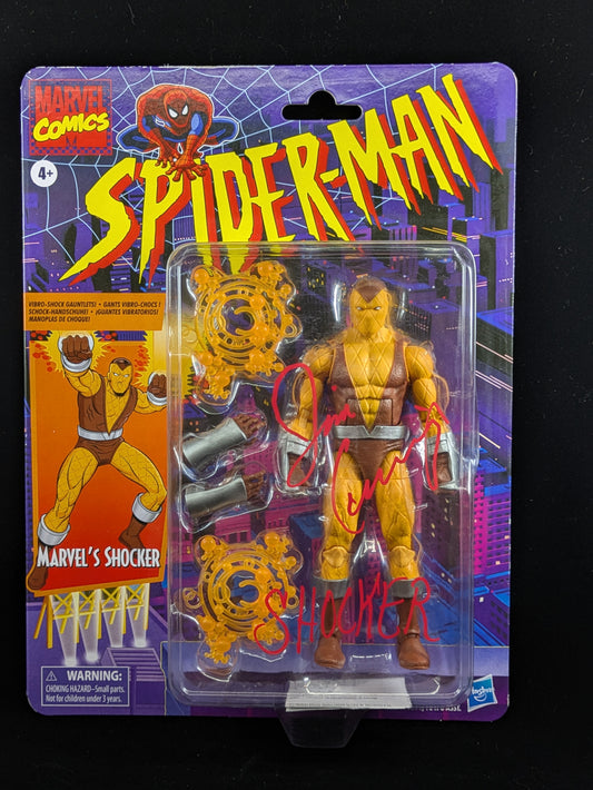 Marvel's Shocker from Spider-Man - Signed by Jim Cummings - Red