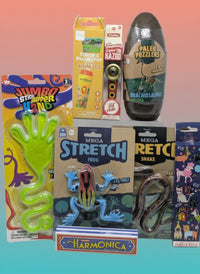 Assorted animal themed stretchy toys and novelty items 